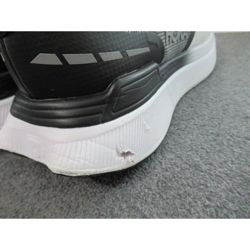 Hoka One One U Transport X Shoes Mens Sz 10 Black White #1152450 Sneakers - Picture 4 of 13